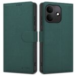 Žalias atverčiamas dėklas Xiaomi Redmi Note 17 Pro 5G "Tech-Protect Wallet"