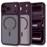 Tamsiai vyšninis matinis dėklas Iphone 17 Pro Max / 18 Pro Max