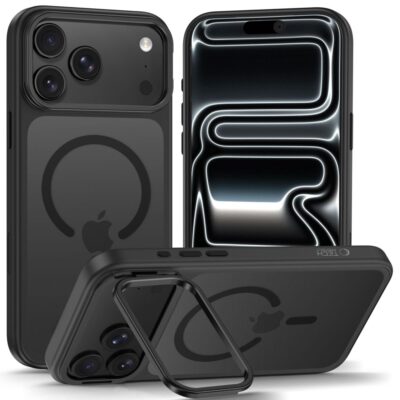 Juodas matinis dėklas Iphone 17 Pro / 18 Pro