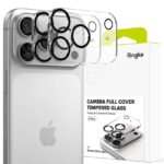 Juodas apsauginis kameros stikliukas Apple Iphone 18 Pro Max