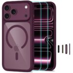 Bordo-skaidrus dėklas Iphone 17 Pro / 18 Pro