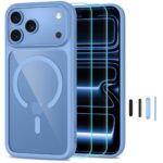 Šviesiai mėlynas-skaidrus dėklas Iphone 17 Pro / 18 Pro