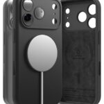 Juodas dėklas Iphone 18 Pro Max