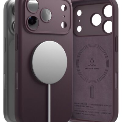 Tamsiai vyšninis dėklas Iphone 18 Pro Max