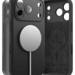 Juodas dėklas Iphone 18 Pro