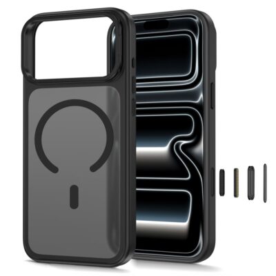 Juodas matinis dėklas Iphone 17 Pro / 18 Pro – nuotrauka 2