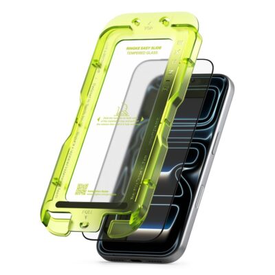 Juodas apsauginis ekrano stikliukas Iphone 17 Pro Max / 18 Pro Max – nuotrauka 2