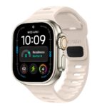 Akmens spalvos silikoninė apyrankė APPLE WATCH 8 / 9 / 10 / 11 / 12 / SE / ULTRA (44 / 45 / 46 / 49 MM) "Tech-Protect Silicone Line"