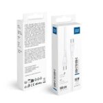 Baltas USB kabelis Blue Star PJ-DQ1-C USB-C to USB-C 60W 1.0m