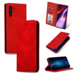 Raudonas atverčiamas dėklas Xiaomi Redmi Note 17 4G / 5G "Business Style"