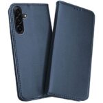 Tamsiai mėlynas atverčiamas dėklas Samsung Galaxy A175 A17 4G / A176 A17 5G / A185 A18 4G / A186 A18 5G "Smart Magnetic"