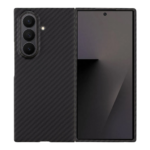 Juodas dėklas Tactical MagForce Aramid telefonui Samsung Galaxy Z Fold 8 Ultra