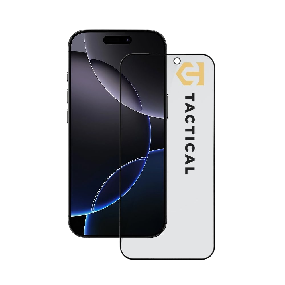 Juodas apsauginis ekrano stikliuklas Apple Iphone 18 Pro Max "Tactical Glass Shield Privacy Stealth 5D" Juodas apsauginis ekrano stikliuklas Apple Iphone 18 Pro Max
