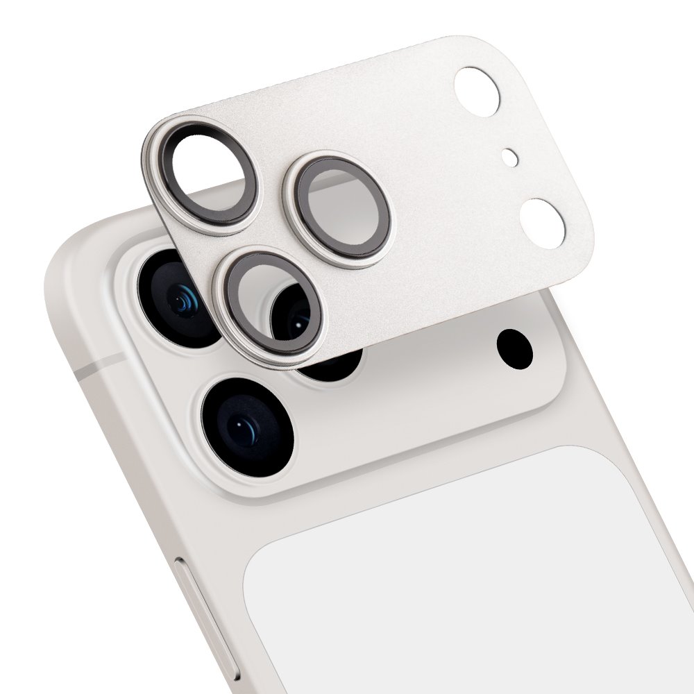 Sidabrinė apsauga kamerai Apple iPhone 17 Pro Max "OBAL:ME Camera Island Lens Protector" Sidabrinė apsauga kamerai Apple iPhone 17 Pro Max "OBAL:ME Camera Island Lens Protector" - Image 1