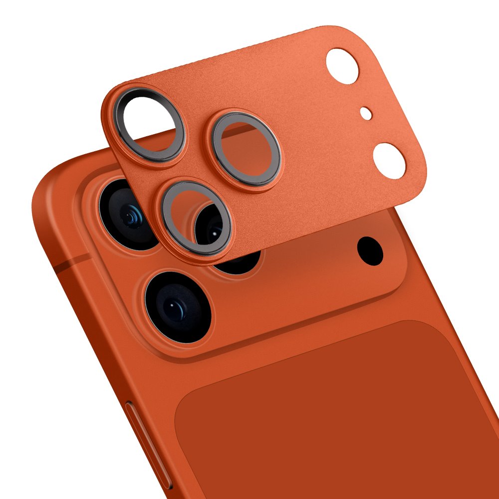 Oranžinė apsauga kamerai Apple iPhone 17 Pro Max "OBAL:ME Camera Island Lens Protector" Oranžinė apsauga kamerai Apple iPhone 17 Pro Max "OBAL:ME Camera Island Lens Protector" - Image 1