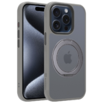 Šviesiai pilkas dėklas Apple Iphone 15 Pro "Tactical MagForce Hyperstand"