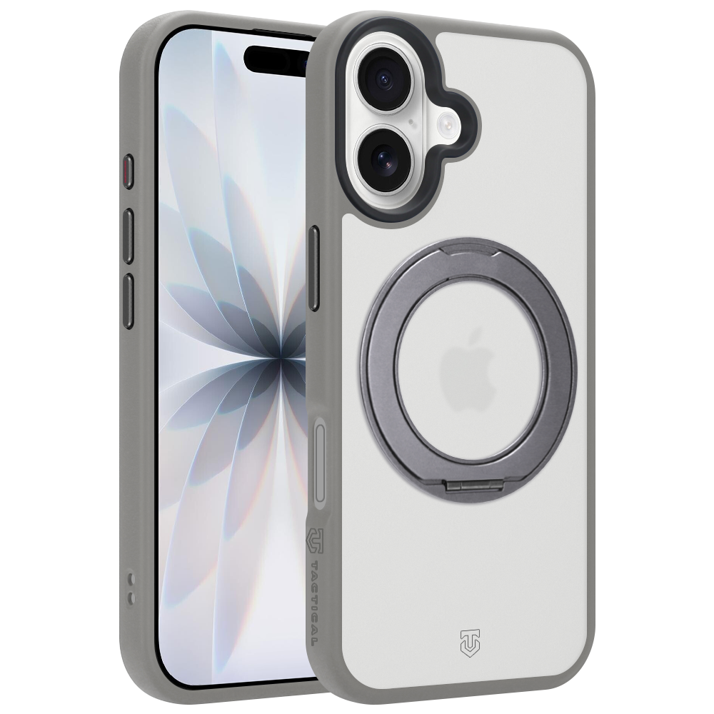 Šviesiai pilkas dėklas Apple Iphone 17 "Tactical MagForce Hyperstand" Šviesiai pilkas dėklas Apple Iphone 17 "Tactical MagForce Hyperstand" - Image 1
