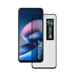 Juodas apsauginis ekrano stikliukas Motorola G37 "OBAL:ME 5D Glass Screen Protector"