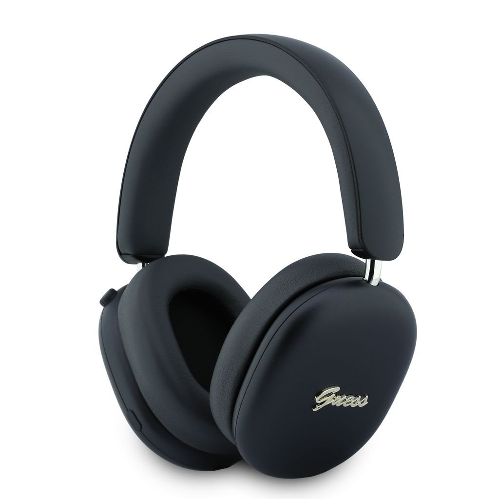 Juodos belaidės ausinės "Guess Metallic Script Logo ENC Wireless Headphone" Juodos belaidės ausinės "Guess Metallic Script Logo ENC Wireless Headphone" - Image 1
