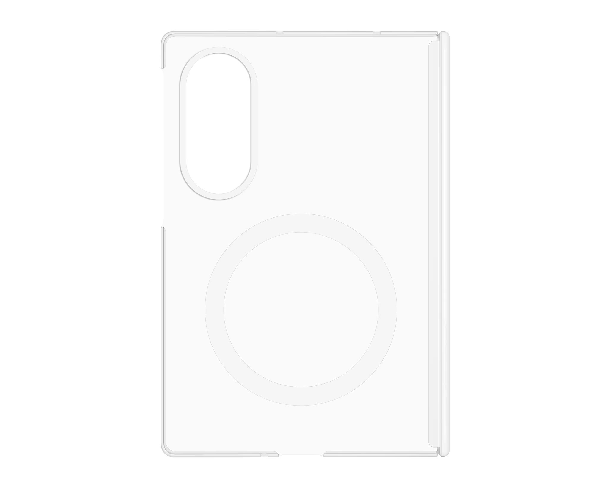 Skaidrus originalus dėklas GP-FFF971YC Clear Magnet Cover telefonui Samsung Galaxy Z Fold 8 Skaidrus originalus dėklas GP-FFF971YC Clear Magnet Cover telefonui Samsung Galaxy Z Fold 8 - Image 1
