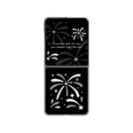 Juodas originalus dėklas GP-FFF776CUB FlipSuit telefonui Samsung Galaxy Z Flip 8