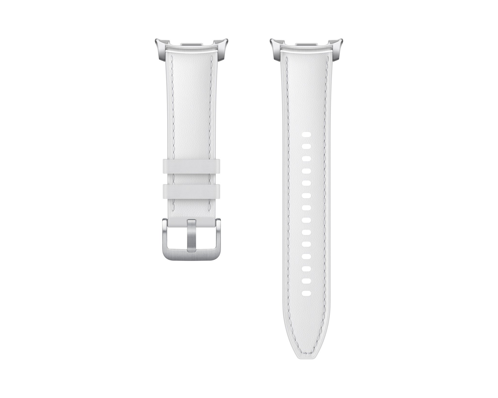 Balta originali apyrankė Samsung Galaxy Watch 8 / 8 Classic / 9 S / M / L "ET-SLL50LWE Hybrid Strap" Balta originali apyrankė Samsung Galaxy Watch 8 / 8 Classic / 9 S / M / L "ET-SLL50LWE Hybrid Strap" - Image 1